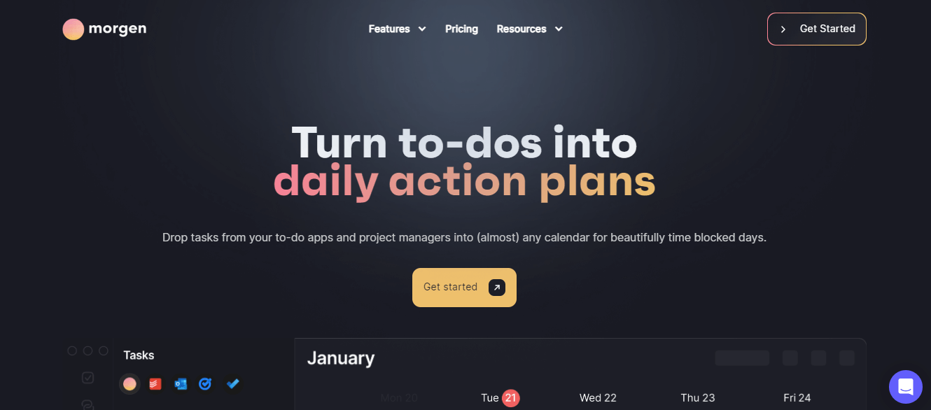 todoist alternative Morgen