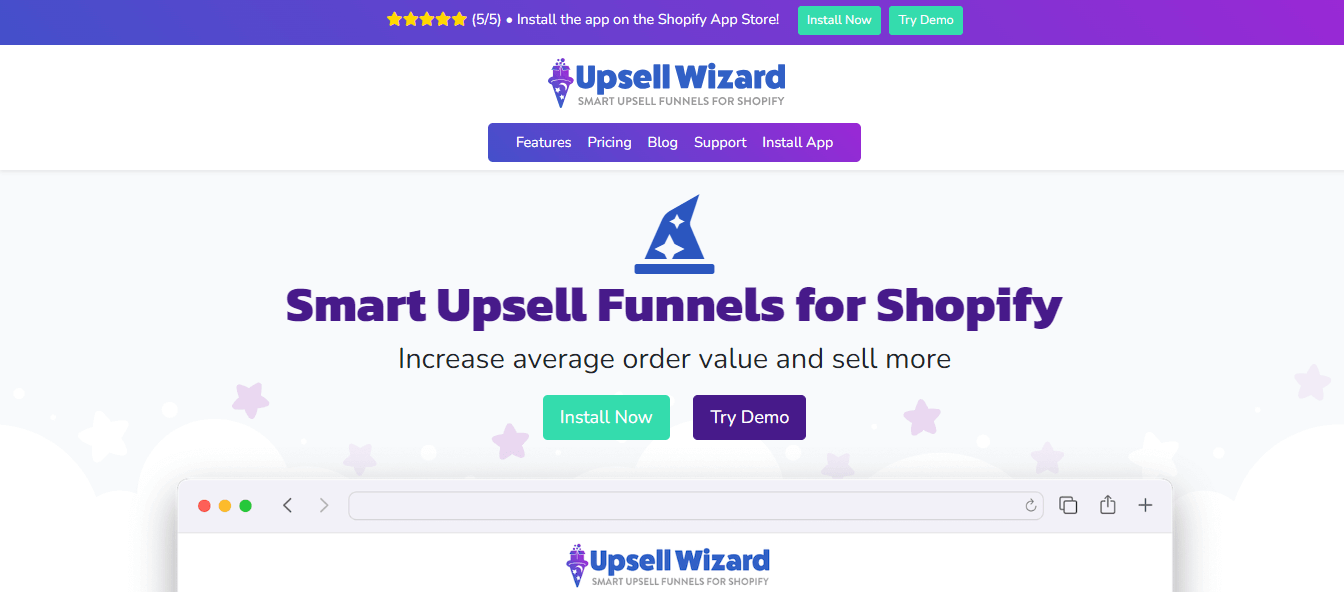 Upsell Wizard