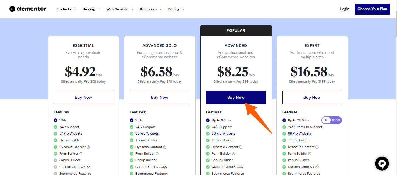 Elementor Plugin Pricing