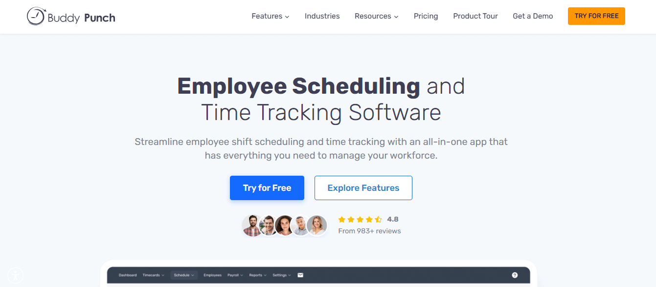 Employee Attendance Software Buddy Punch