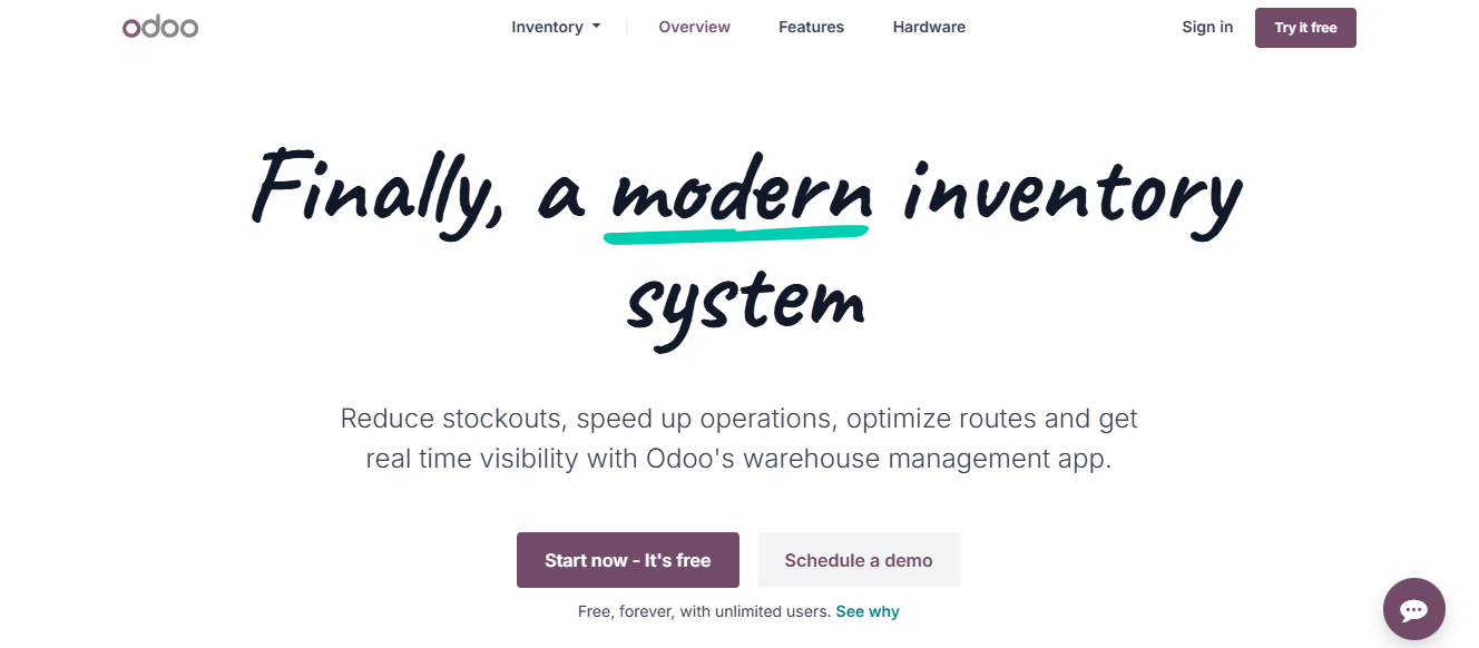 Odoo Inventory