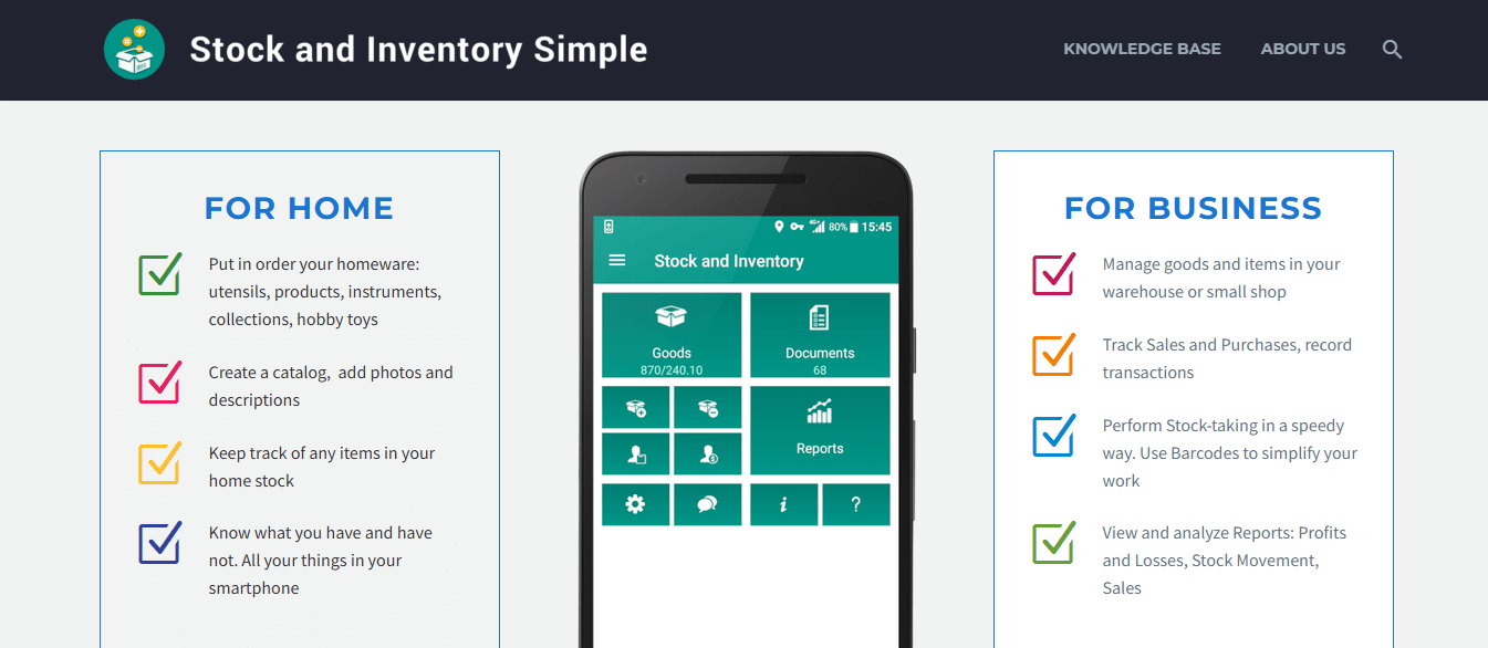 Stock And Inventory SImple