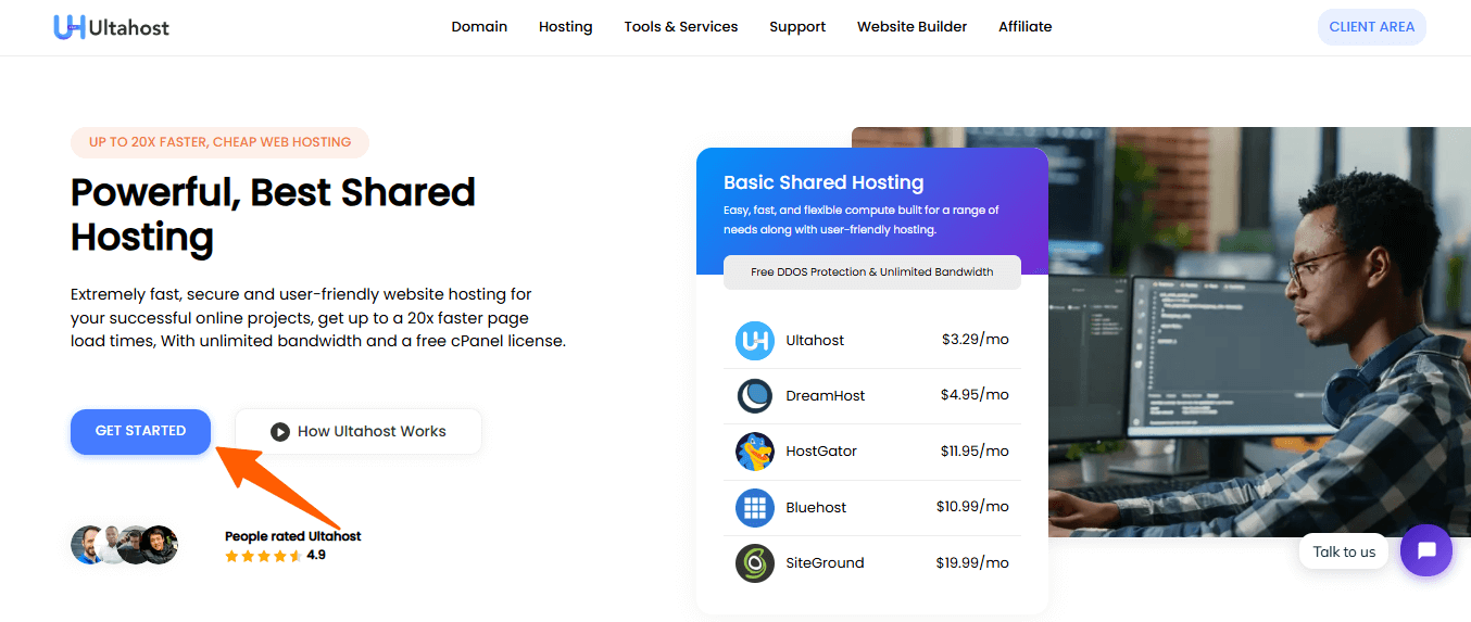 Get Started With UltaHost