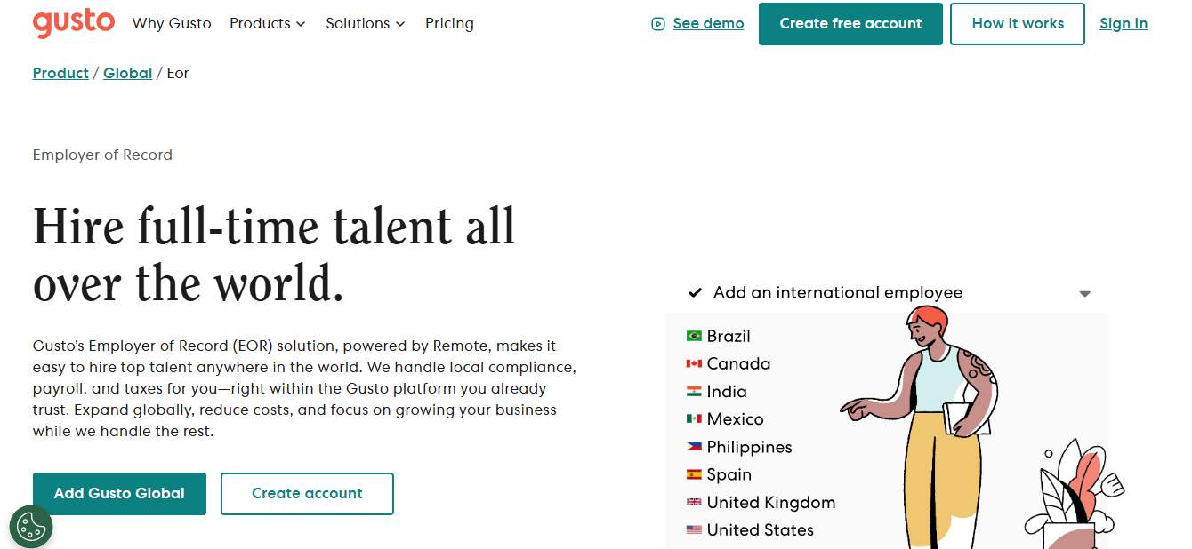 Gusto Employer of Record