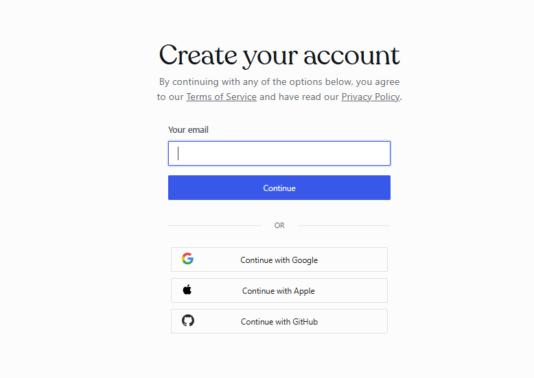 Sign Up with WordPress.com