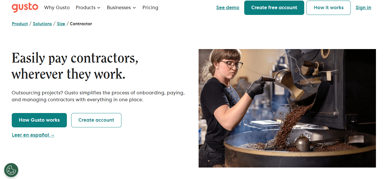Gusto Contractor