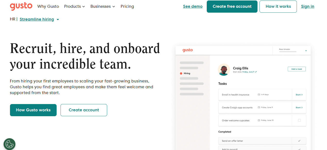 Gusto Hiring